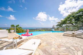 Villa Montabel , villa avec piscine privée et très belle vue mer, capacité 11 personnes